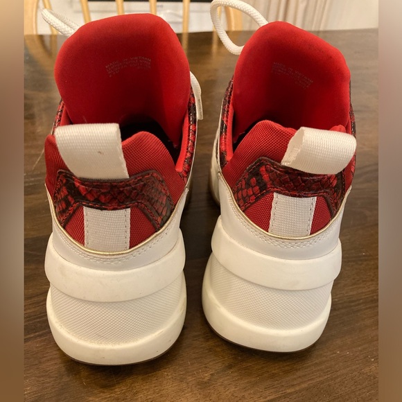 Michael Kors Size 6.5 Olympia Sneakers Platform - Picture 3 of 6